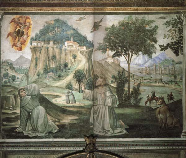 Domenicho Ghirlandaio Stigmatisation des Hl.Franziskus France oil painting art